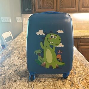 Kids dinosaur luggage